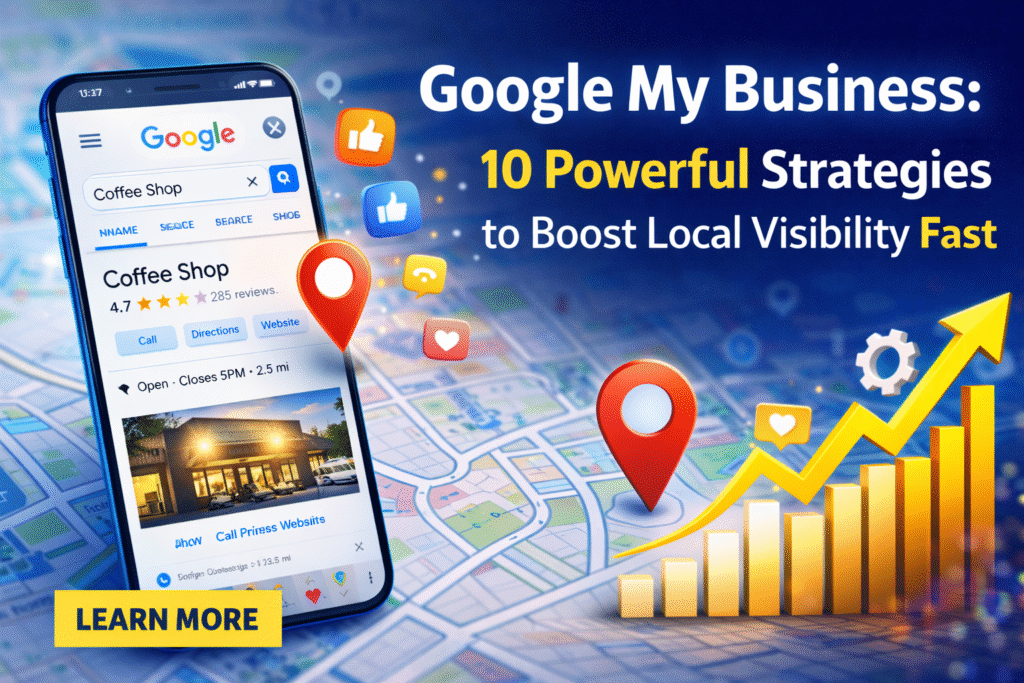 picture showing graph google my business